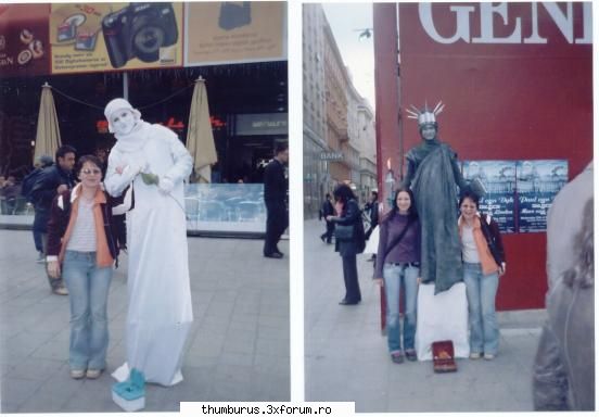 Poze cu noi (partea a doua) - astea-s facute in viena : marco polo si statuia - Arhiva