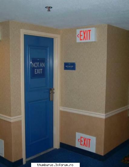 deci ... undei iesirea??? funny pict.