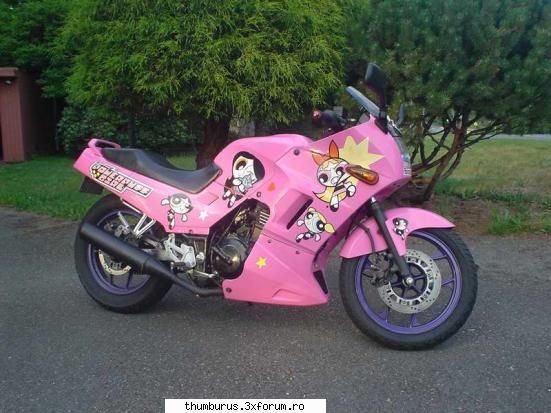 kawasaki ex 250 powerpuff motoare :)