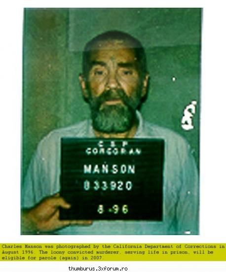 celebrul ucigas. cica iesa din parnaie in 2007. damn ! ! mug shots !