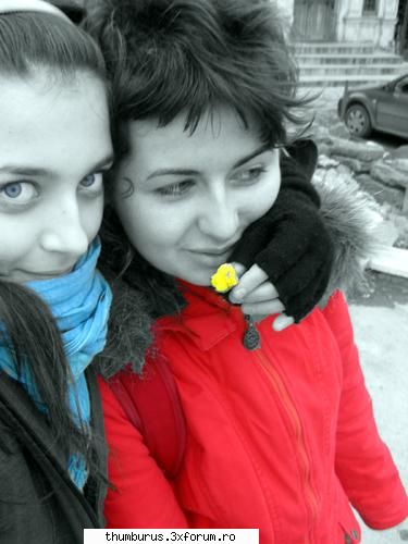 me , my sweet best a atupid little yellow poze cu noi(partea a treia)